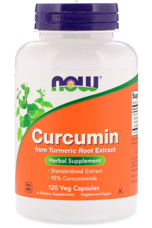 Now Curcumin From Turmeric Root Extract 120 veg caps
