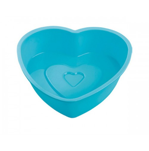 Силіконова форма для випічки Серце 16х15х4см