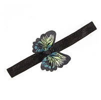 Дитяча чорна пов'язка - метелик 8*5см, окружність 34-50см