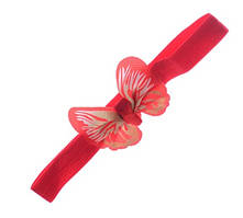 Дитяча червона пов'язка - метелик 8*5см, окружність 34-50см