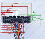 Роз'єм автомобільний 20-пін/контактний. Тато. Не герметичний. 60×19 мм. Оригінал. Б.У, фото 2