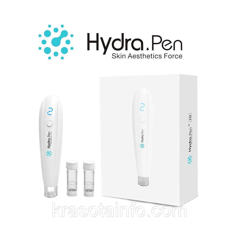 Дермапен з автоматичною подачею сироватки Гидрапен Hydra Pen BEAUTY LUX H2 + концентрат в подарунок