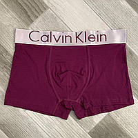 Трусы мужские боксеры хлопок Calvin Klein, размер XL (50-52), фиолетовые, 03718