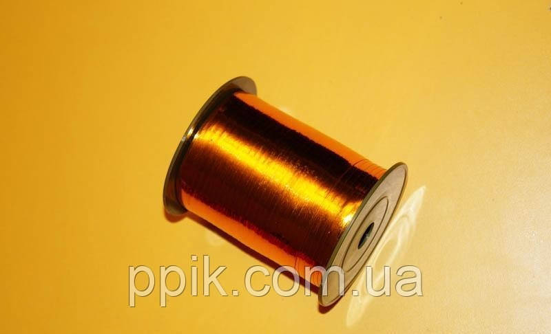 Стрічка золота металізована, 5 мм, 150 м - фото 2 - id-p564425700