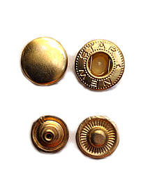 Кнопка Альфа 12,5 мм Золото Туреччина