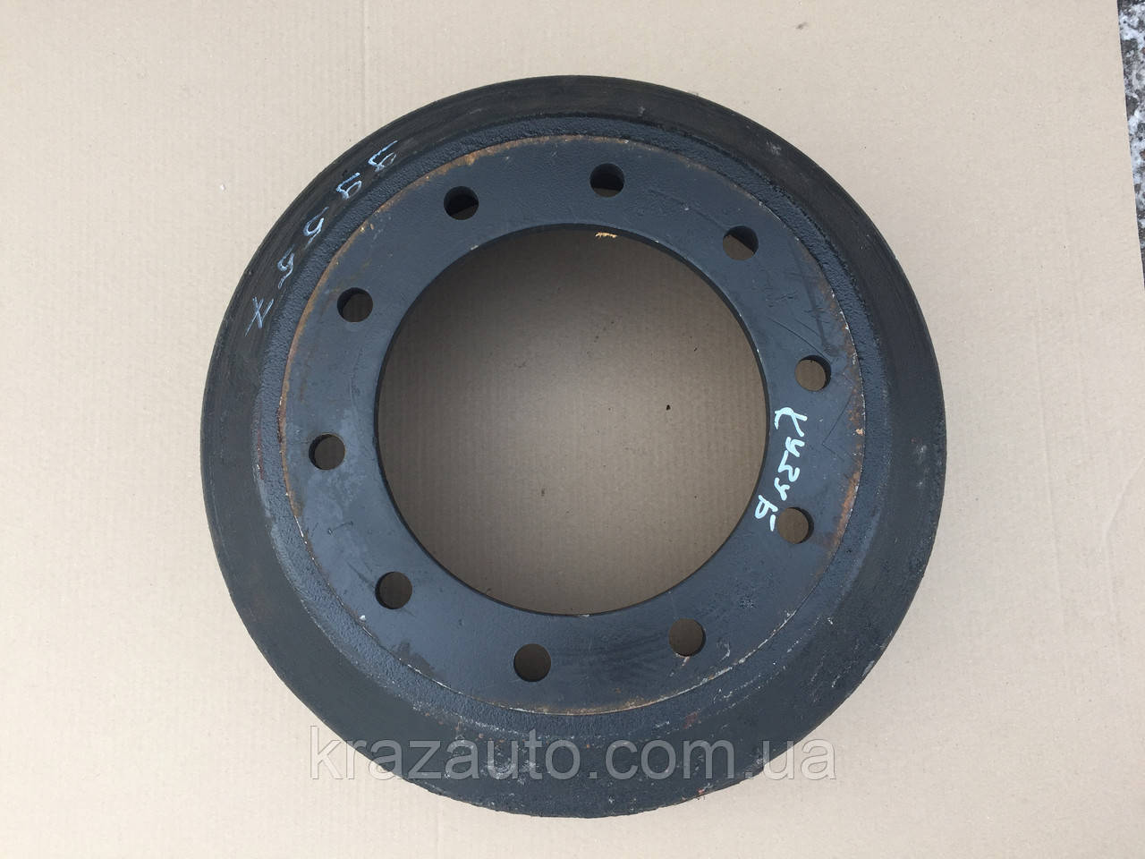 Барабан гальмівний КрАЗ задній 10-отв. 214Б-3502070, фото 1