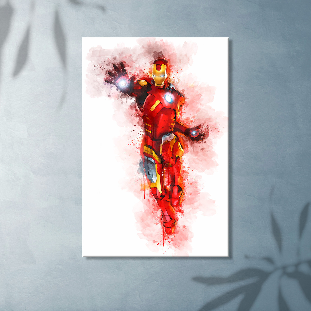 Залізна людина Фото картина Месники Iron Man Марвел Постер для декору спальні Холст на стіну