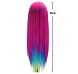 Голова для зачісок для дітей із кольоровим волоссям Rainbow, фото 5