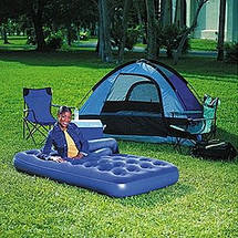 Матрац надувний одномісний Flocked Air Bed Bestway 67001, фото 4