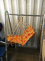 Дитяча підвісна гойдалка гамак Каприз 127х80х70, фото 3