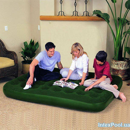 Матрац надувний односпальний Bestway 67446, зелений, 185 х 76 х 22 см, фото 3