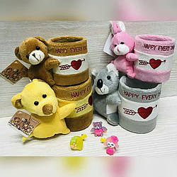 Підставка для ручок м'яка "Звірі" мікс (маленька) 9*7 см