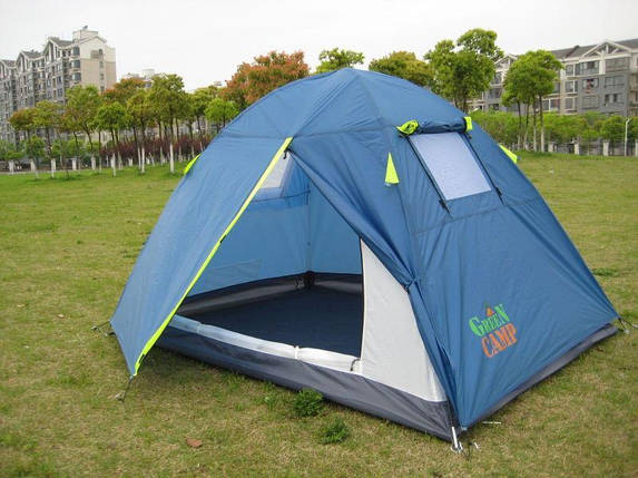 Намет двомісний GreenCamp 1001B 2,1х2х1,35 м., фото 1