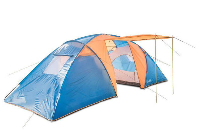 Намет 6-місний Coleman 1002 розмір 450 * 240 * 180 з тамбуром, фото 1