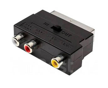 Перехідник SCART - "тюльпан"