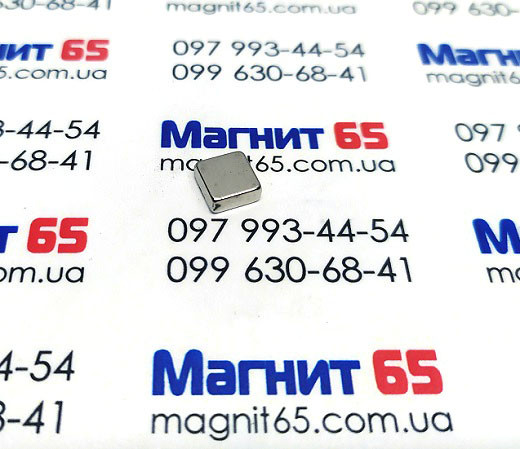 Неодимовий магніт прямокутник 6,5*4*4,5 зчеплення 1,6 кг