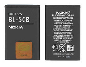 Акумулятор (АКБ) Nokia BL-5CB для Nokia 1800 | 113 | 1280 | 1616 | C1- 02 (3.7V 800mAh) Оригінал Китай