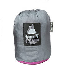 Гамак туристичний GreenCamp "VOYAGE" 300*200 см тканина парашутний шейк, фото 6
