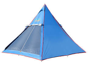 Палатка юрта GreenCamp GC1768 2 вікна 2 входи 350 x 350 x 210 мм, фото 3