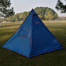 Палатка юрта GreenCamp GC1768 2 вікна 2 входи 350 x 350 x 210 мм, фото 6