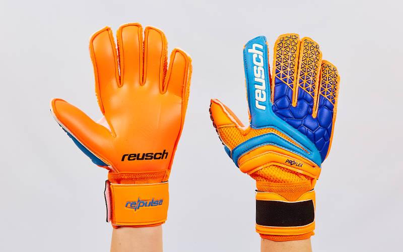 Рукавиці воротарські REUSCH Goalkepeer Gloves 915 розмір 10 Blue-Orange