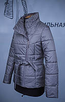 Стильная женская куртка косуха с поясом.Новая коллекция "Весна-2021".