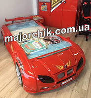 Дитяче ліжко машинка гоночна машина BMW БМВ з підсвічуванням і звуками двигуна