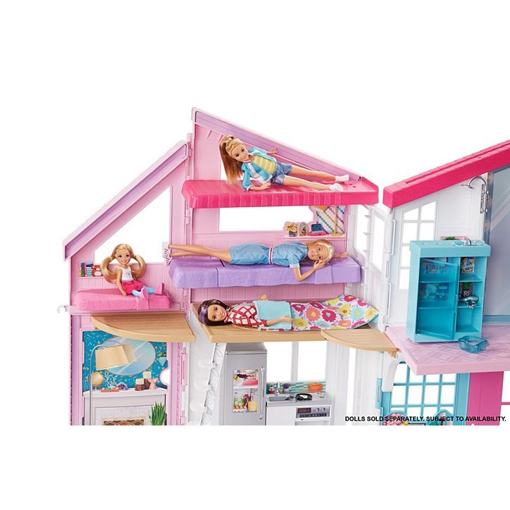 Barbie Будиночок Барбі Малібу (Домик в Малибу Барби Набор Mattel Barbie Malibu House FXG57 ДОМ 6 комнат) - фото 6 - id-p1114663931