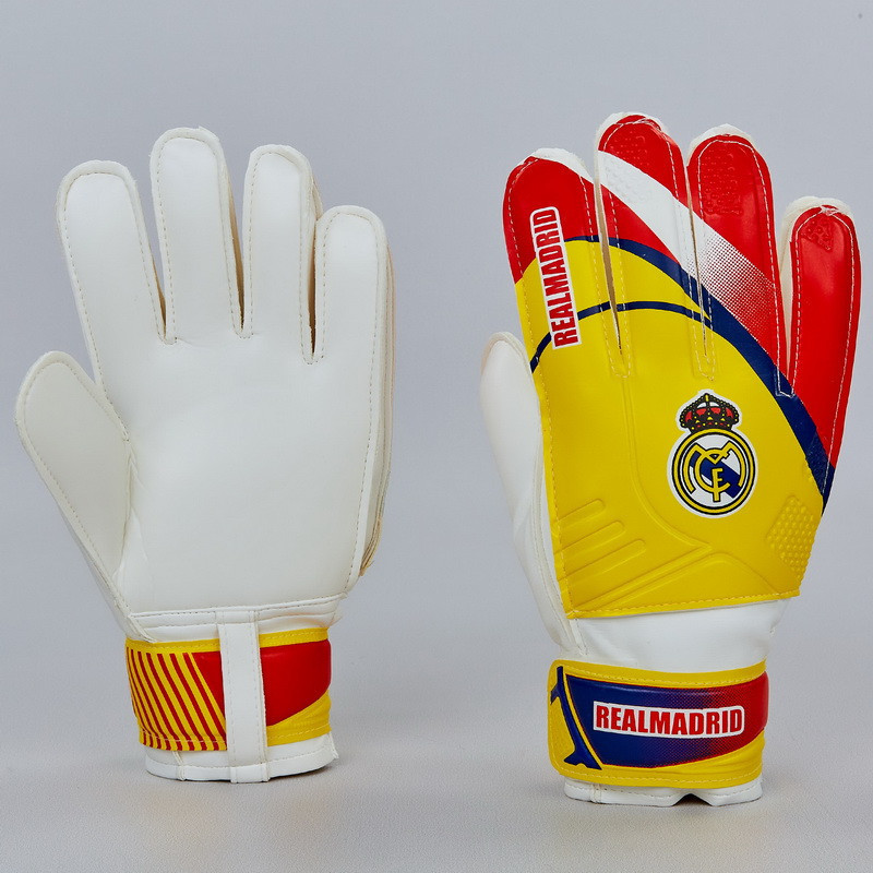 Рукавиці воротарські PROFI REAL MADRID 0187 розмір 10 White-Yellow-Red