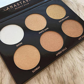 Палитра хайлайтеров Anastasia Glow Kit 6 оттенков