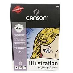 Canson альбом для маркерів Canson Illustration 250 гр, 29,7x42 см, A3 (12)