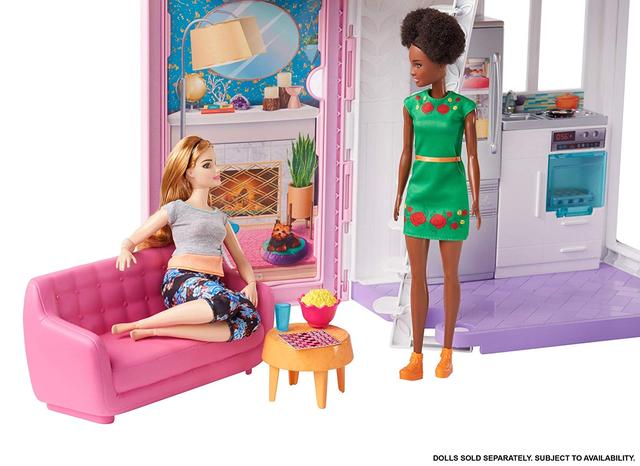 Barbie Будиночок Барбі Малібу  (Домик в Малибу Барби Набор Mattel Barbie Malibu House FXG57 6 комнат, 25 акс.)