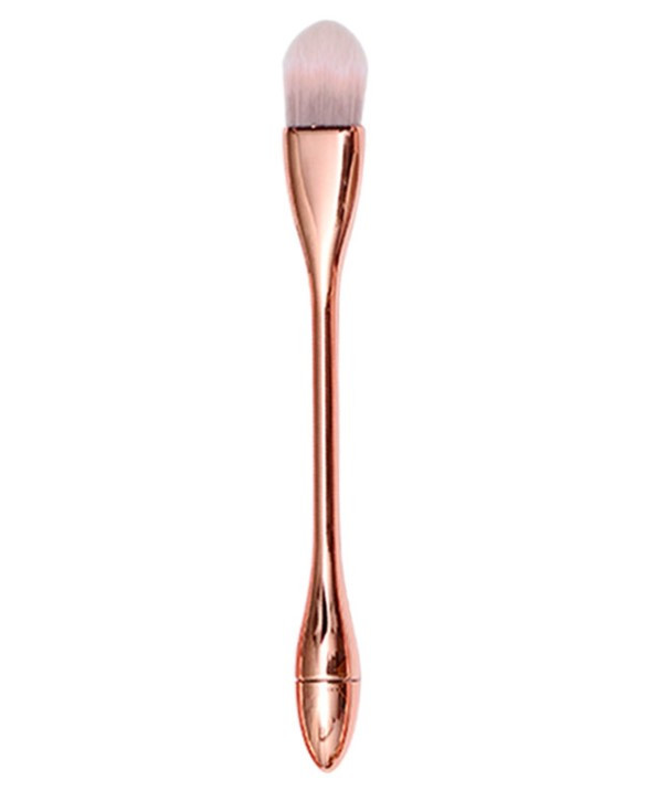 Пензель для нанищення масок і глини Plump mask rose gold