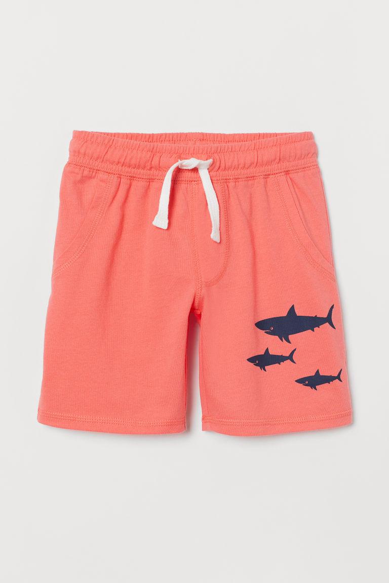 Шорти трикотажні помаранчеві Акули H&M р. 92см., фото 1