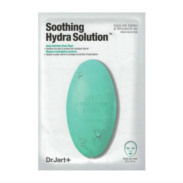Заспокійлива маска для обличчя з алое вера Dr.Jart+ Soothing Hydra Solution 30g (до 11.06.2025)