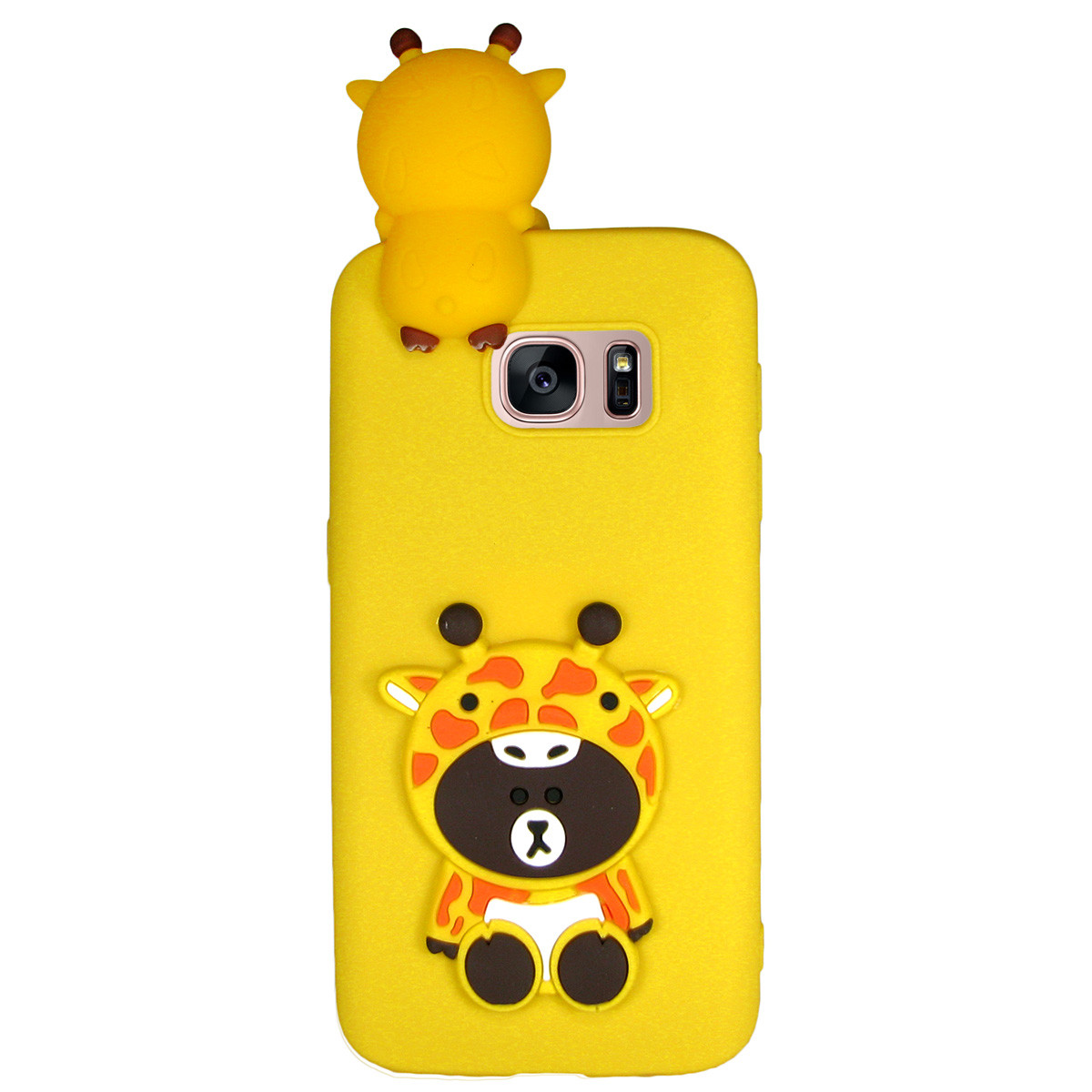 Чохол Cartoon 3D Case для Samsung G935 Galaxy S7 Edge Жираф