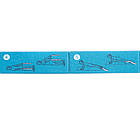 Стрічковий еспандер (еластична стрічка) Record Sport Elastiband FI-1722 довжина 92 см синя, фото 3