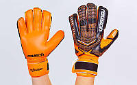 Перчатки вратарские REUSCH Goalkepeer Gloves 882 размер 8 Orange-Black