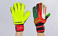 Перчатки вратарские REUSCH Goalkepeer Gloves 869 размер 9 Green-Red-White