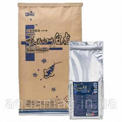 Корм для коропів коі Saki-Hikari Pure White 5 kg (для ідеального Shiroji (білого кольору), корм для ставкових риб, фото 2
