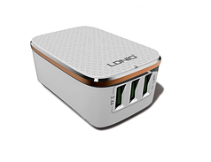 Мережевий зарядний пристрій СЗУ LDNIO A3304 Rapid Charge 3USB 3.4 A