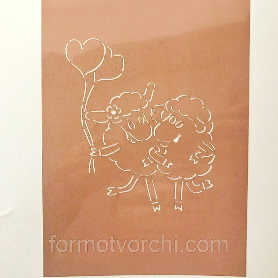 Трафарети для пряників "Барашки 2"