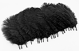 Перо страуса 13-15 см, чорне, фото 2