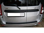 Захисна накладка на задній бампер для Renault Dacia Logan MCV I 2007-2012, фото 3