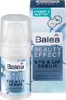 Сыворотка с гиалуроновой кислотой  для кожи вокруг глаз и губ Augencreme Beauty Effect Eye & Lip Serum, 15 ml