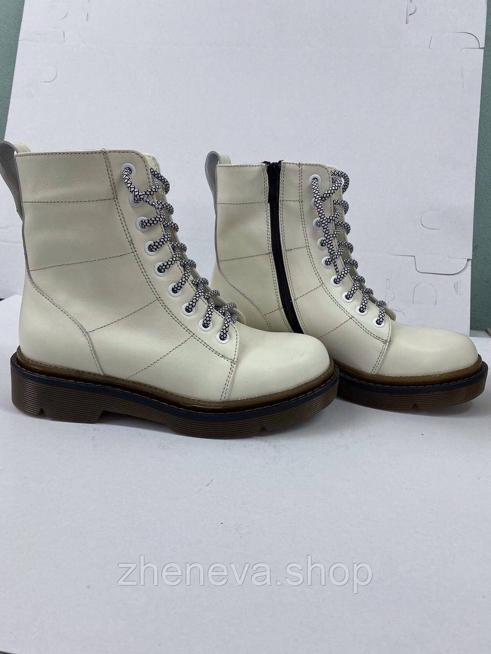 Черевики жіночі шкіряні, фото 1