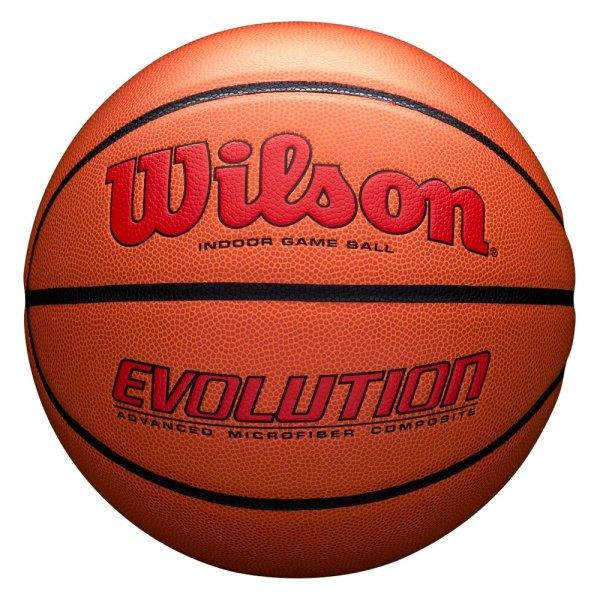 М'яч баскетбольний Wilson Evolution розмір 7 композитна шкіра коричневий (WTB0595XB0705)