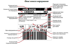 Компанія НОВА ПОШТА змінила формат етикеток для маркування відправок.