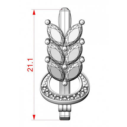 Сережки жіночі, фото 2