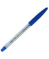 Ручка кулькова, синя (з гум.грипом) ВМ.8100-01